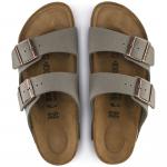 Сандалии Birkenstock Arizona Birko-Flor Nubuk, серый - фото 5