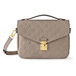 Сумка Louis Vuitton Pochette Metis, серо-бежевый - фото 3