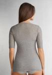 Топ Intimissimi Long sleeved top, Grey/Mottled Light Grey - фото 2
