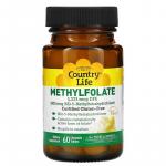 Метилфолат Country Life 800 мкг, 60 таблеток - фото