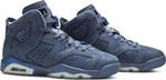 Кроссовки Air Jordan 6 Retro GS Diffused Blue, синий - фото 8