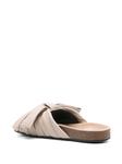Вьетнамки JW Anderson bow flat slides, нейтральный - фото 3