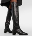 Кожаные ботфорты loren 45 Jimmy Choo, черный - фото 4