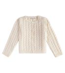 Шерстяной кардиган Dallulah Bonpoint, цвет blanc lait - фото