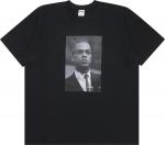 Футболка Supreme Malcolm X Tee 'Black', черный - фото