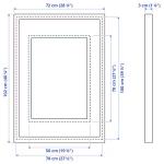 Рамка Ikea Rodalm, 70х100 см, черный - фото 6