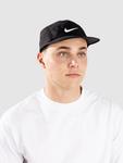 Бейсболка Nike Dri-Fit Fly Unstructured Swoosh Cap, black/anthracite/white - фото 3