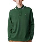 LACOSTE Зеленая поло для мужчин - фото 3