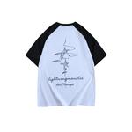 Футболка унисекс LIGHTNING MONSTER, розово-черная - фото 3