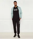 Лонгслив slim fit Ea7, черный - фото 2