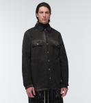 Джинсовая рубашка Rick Owens, Dark Dust Stretch Denim - фото 3