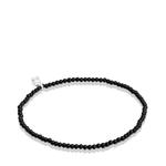 Браслет Tous Bold Bear Elastic With Onyx And Silver Bear Charm, черный - фото 2