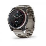 Умные часы Garmin Quatix 7X Solar Edition, 1.4", Wi-Fi, серебристый - фото