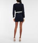 Кашемировая мини-юбка Miu Miu, синий - фото 3