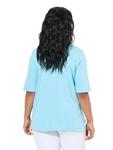 Футболка Ulla Popken, цвет aqua - фото 3