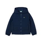 Детская утепленная куртка LACOSTE, синий - фото