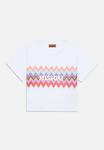 Футболка с принтом Missoni, белый - фото