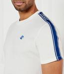 Футболка мужская Guess Active с синим декором, белый - фото 4