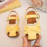 Низкие Детские сандалии TONYBEAR, экрю - фото 10