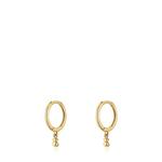 Серьги-кольца Tous Bold Bear Bear Charm, золото - фото 3