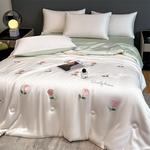 AVIVI Комплект постельного белья 4 предмета, 180x220 см, летнее одеяло - фото 4