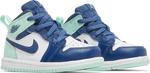 Кроссовки Air Jordan 1 Mid TD Blue Mint, синий - фото 8