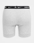 Набор из 3 трусов-боксеров серого цвета Nike - фото 3