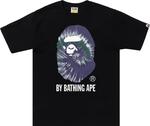 Футболка BAPE Tie Dye By Bathing Ape Tee 'Black/Purple', черный - фото 2
