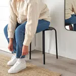 Черный табурет MARIUS IKEA, 45 см - фото 3