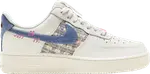 Кроссовки Wmns Air Force 1 Low '07 LX 'Denim Bouclé', белый - фото