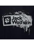Футболка темно-синего цвета Jack Wolfskin - фото 6