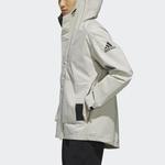 Куртка adidas Sport Performance Windproof Jacket light grey, серый - фото 4