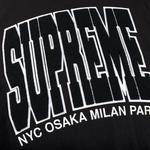 Толстовка Supreme Cities Arc Crewneck 'Black', черный - фото 3