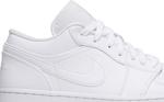 Кроссовки Air Jordan 1 Low Triple White, белый - фото 2
