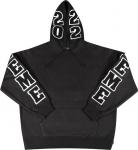 Толстовка Supreme Team Chenille Hooded Sweatshirt 'Black', черный - фото