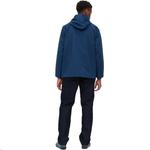 Парка Uniqlo Blocktech 3D Cut с капюшоном, 67 темно-голубой - фото 5