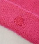 Шапка из шерсти с логотипом Moncler, Fuchsia - фото 3