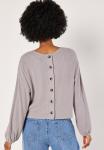 Кардиган Apricot BUTTON BACK SOFT TOUCH , Grey - фото 3