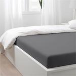 Простыня Ikea Nattjasmin, 140х200, темно-серый - фото 8
