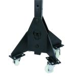 Ящик для мела GladiatorFit на колесах, черный - фото 4