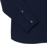 Мужская рубашка Lacoste Slim Fit с длинным рукавом, Navy Blue - фото 7