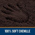 Коврик для ванной Olanly, 60х40 см, темно-коричневый - фото 2