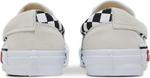 Кеды Vans Slip-On CAP White Black Checkerboard, белый - фото 6