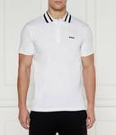 Поло BOSS GREEN Paule Slim Fit, белый - фото