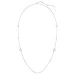 Swarovski Родированное колье Unisex White - фото 6