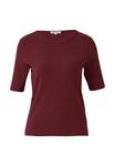 Футболка s.Oliver Basic T-shirt, Bordeaux/Dark Red - фото 5