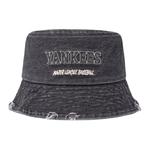 MLB Хлопковая панама унисекс серый - фото 3