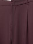 Свободные брюки со складками спереди Pull&Bear, Wine Red - фото 3