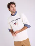 Свитер U.S. Polo Assn Uspa Mallet Crew Neck, ванильный - фото 4