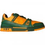 Кроссовки Louis Vuitton, оранжевый/зеленый - фото